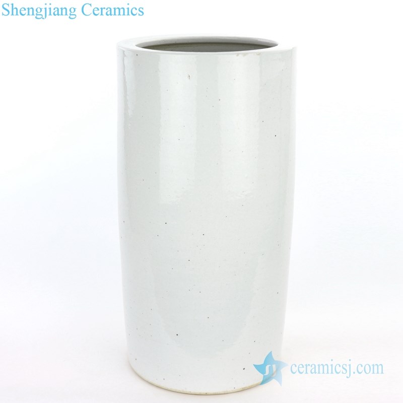 ancient white ceramic vase 
