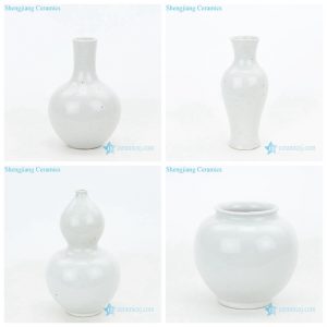 RZPI35-38 Solid color high quality various shape porcelain vase