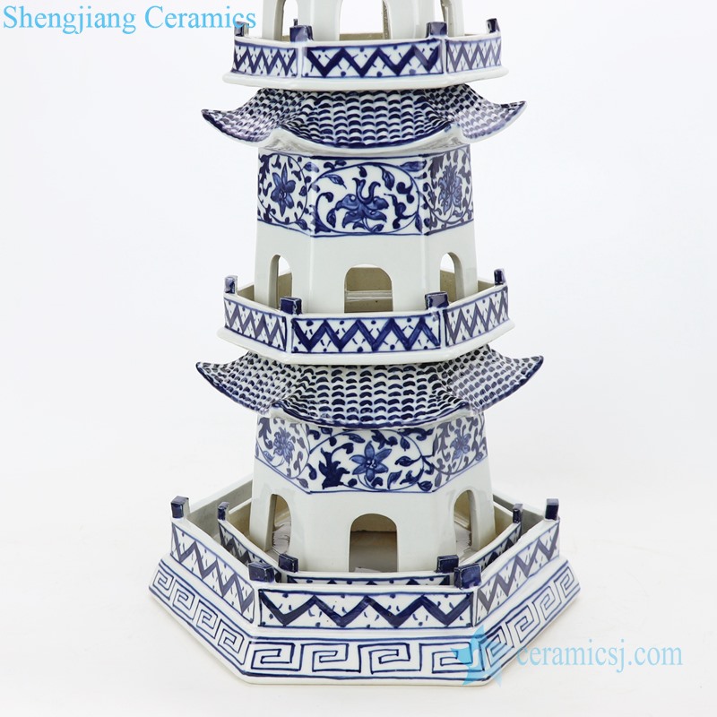 home decorative ceramic pagoda