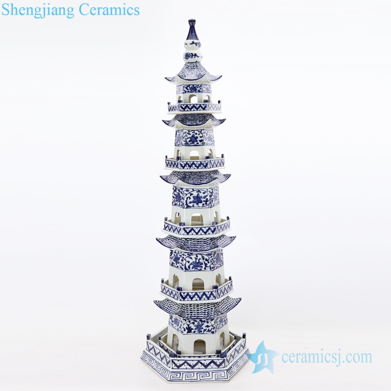 home decorative ceramic pagoda