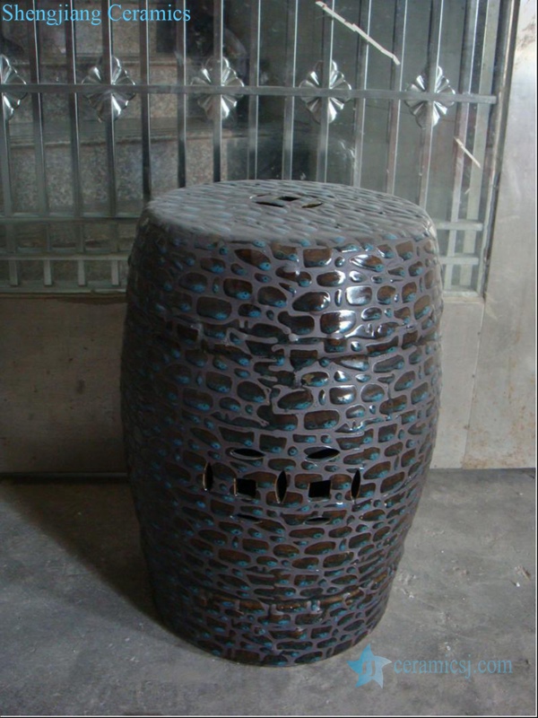 stone design ceramic stool