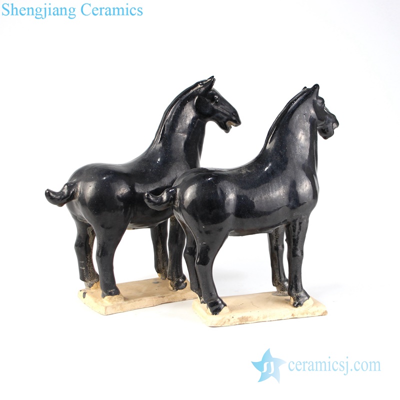 black horse figurine