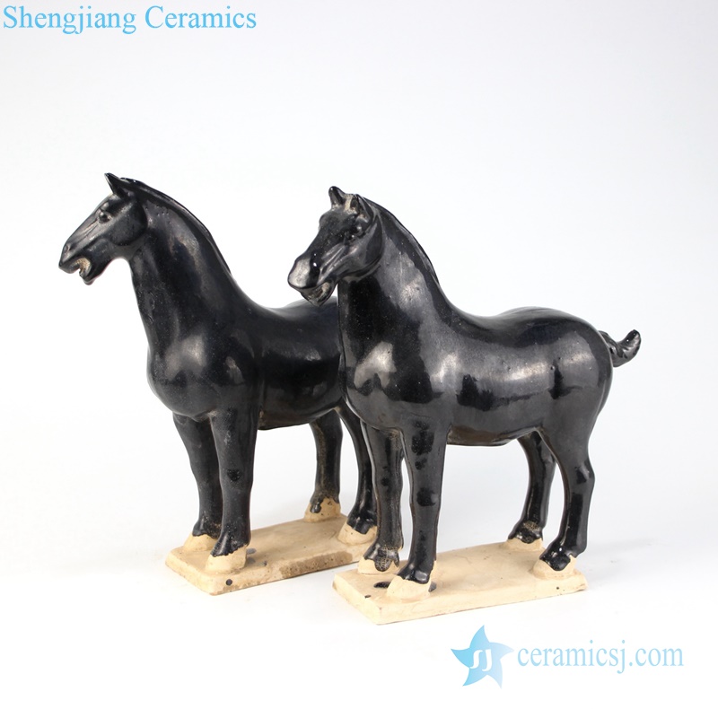 black horse figurine
