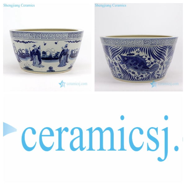 ceramic fish pot