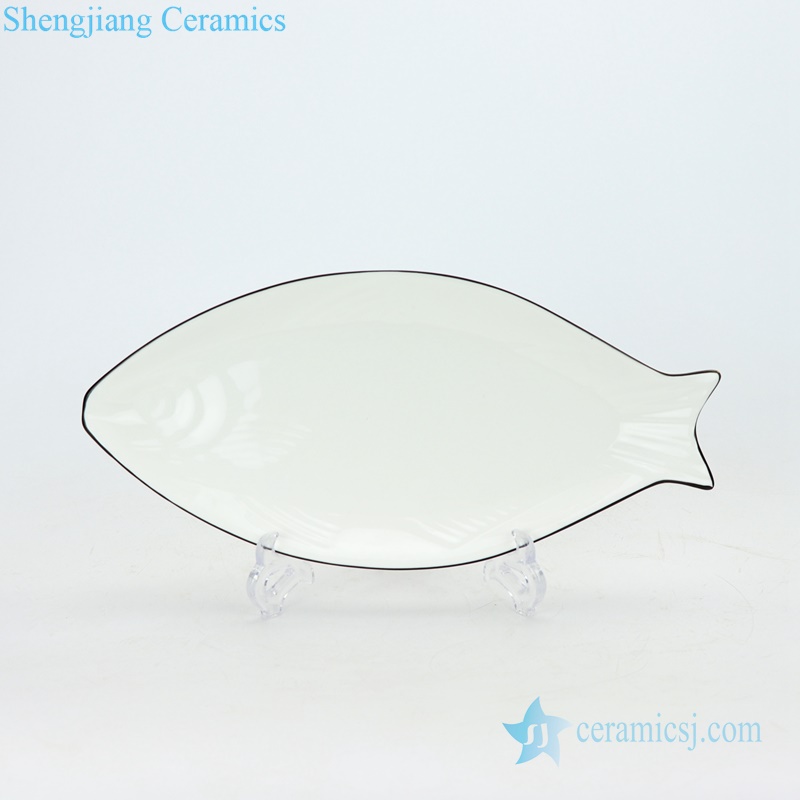 Fish porcelain plate