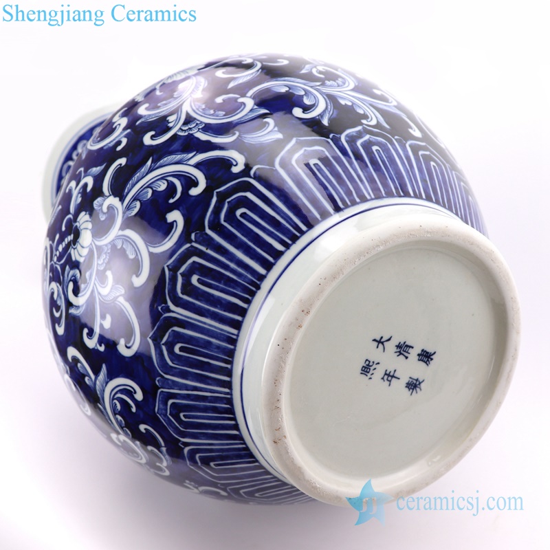 Qing dynasty porcelain vase