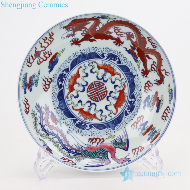 colorful ceramic plate
