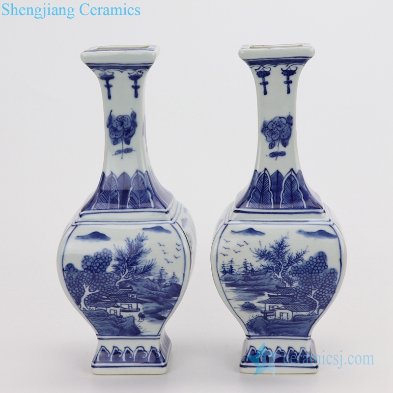 Chinese traditional blue and white vase