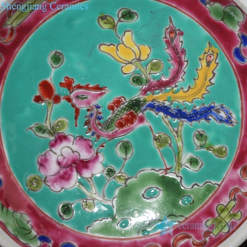 hand painted porcelain plate