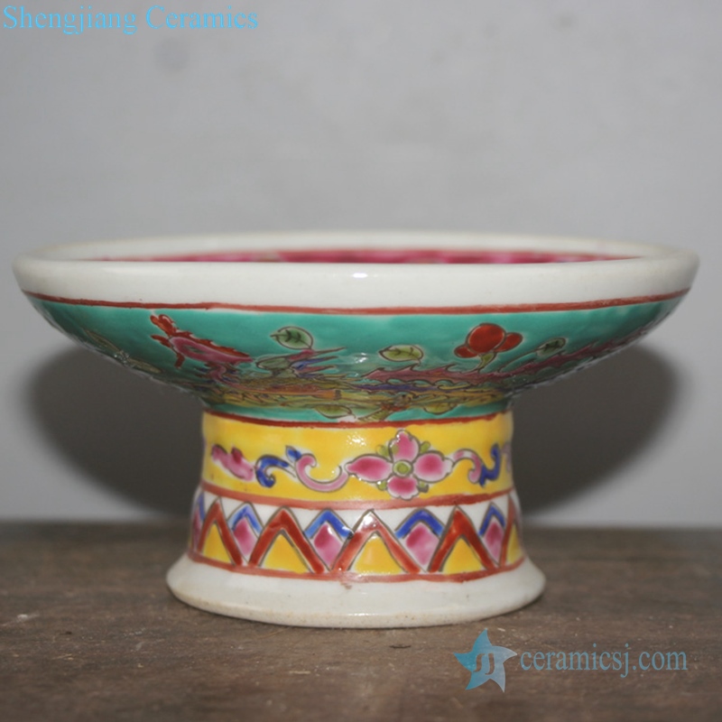 flower painting porcelain plate