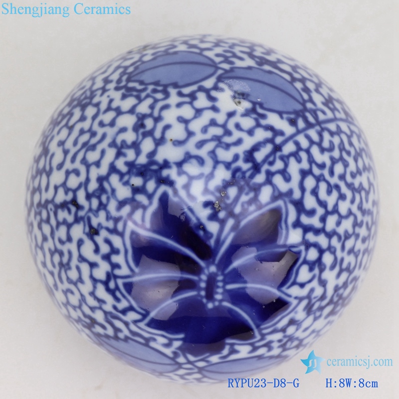  ceramic ball decorative ball round float ball