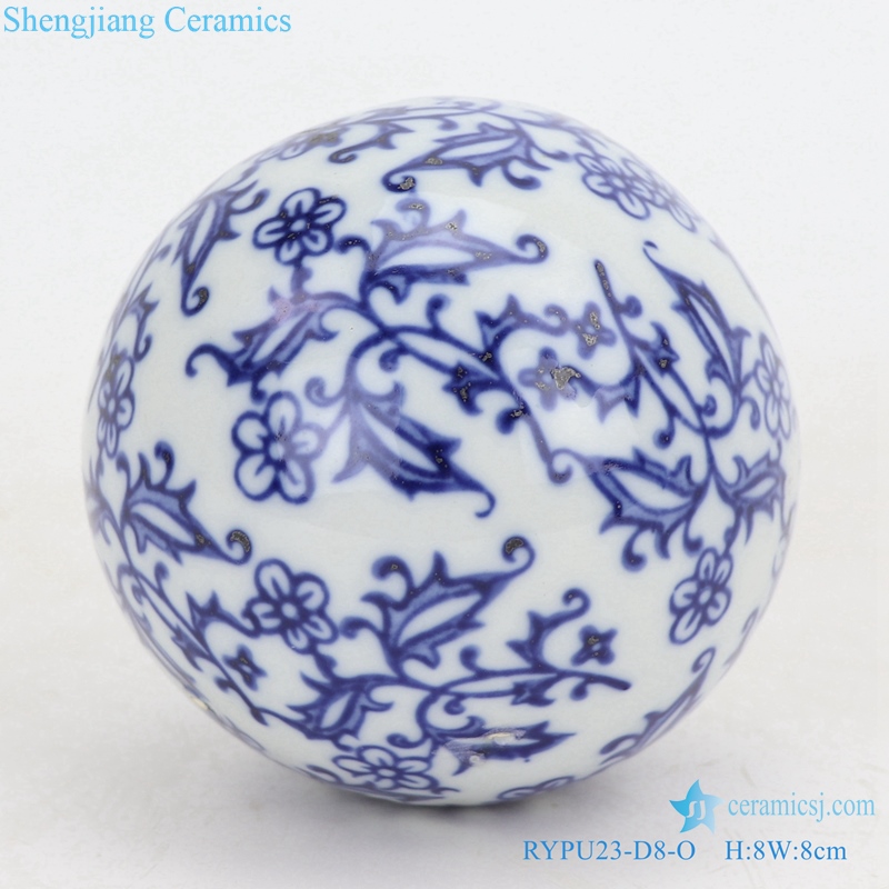 shengjiang chinese style ceramic ball decorative 