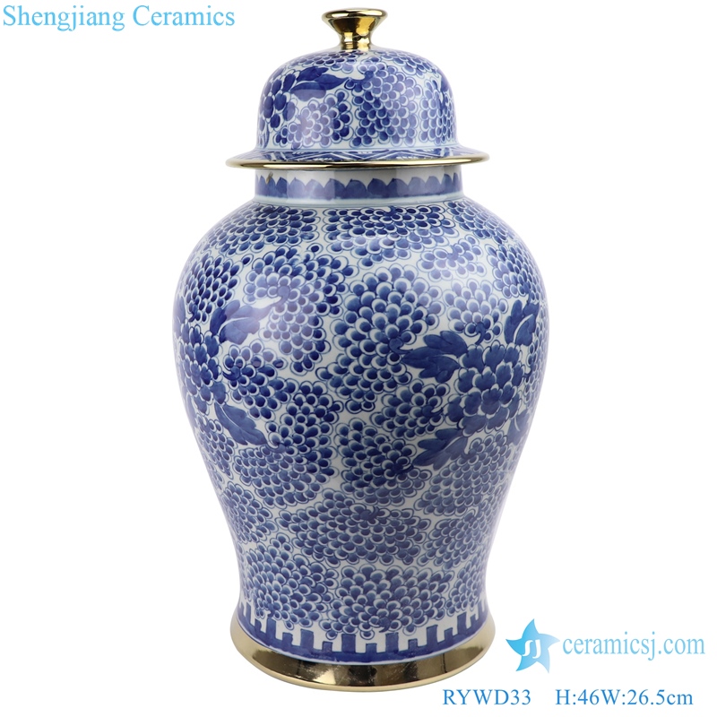 Jingdezhen Archaize blue and white general pot