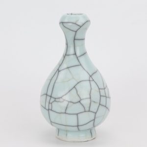 RYXC18-E Longquan celadon geyao crack glaze wire grain garlic bottle small vases