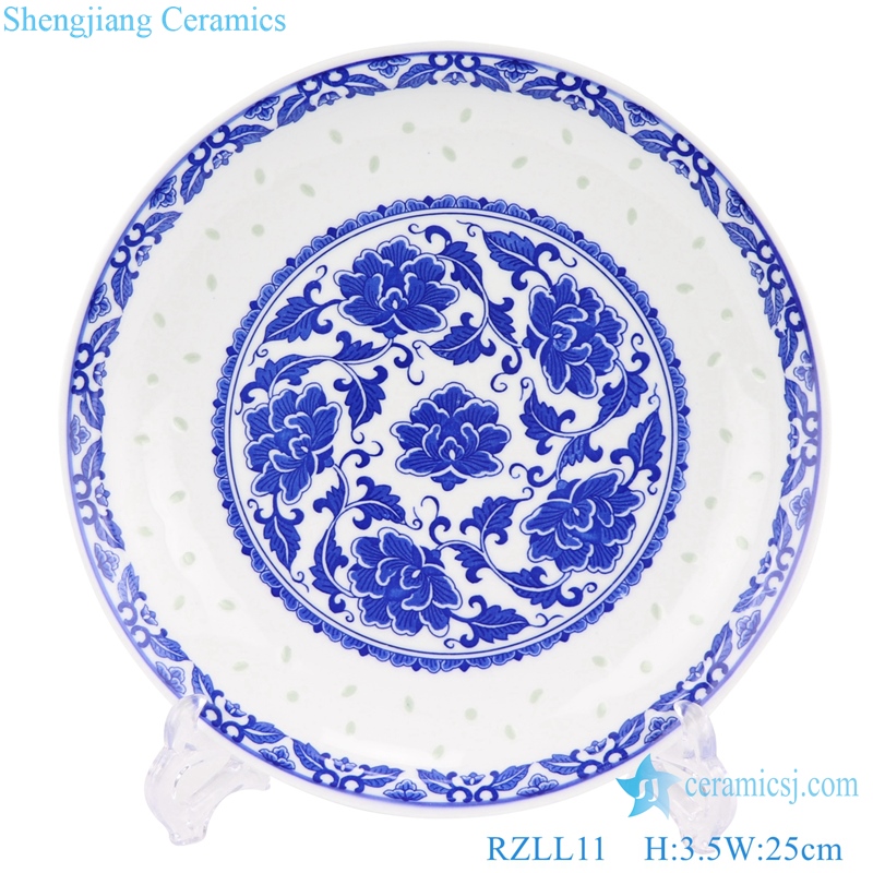 Shengjiang beautiful blue and white ceramic