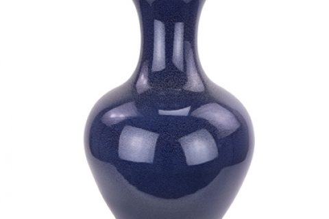 RZMM01 Traditional blue and white porcelain color glaze kiln changed to starry sky blue deep blue offering blue vase large vase