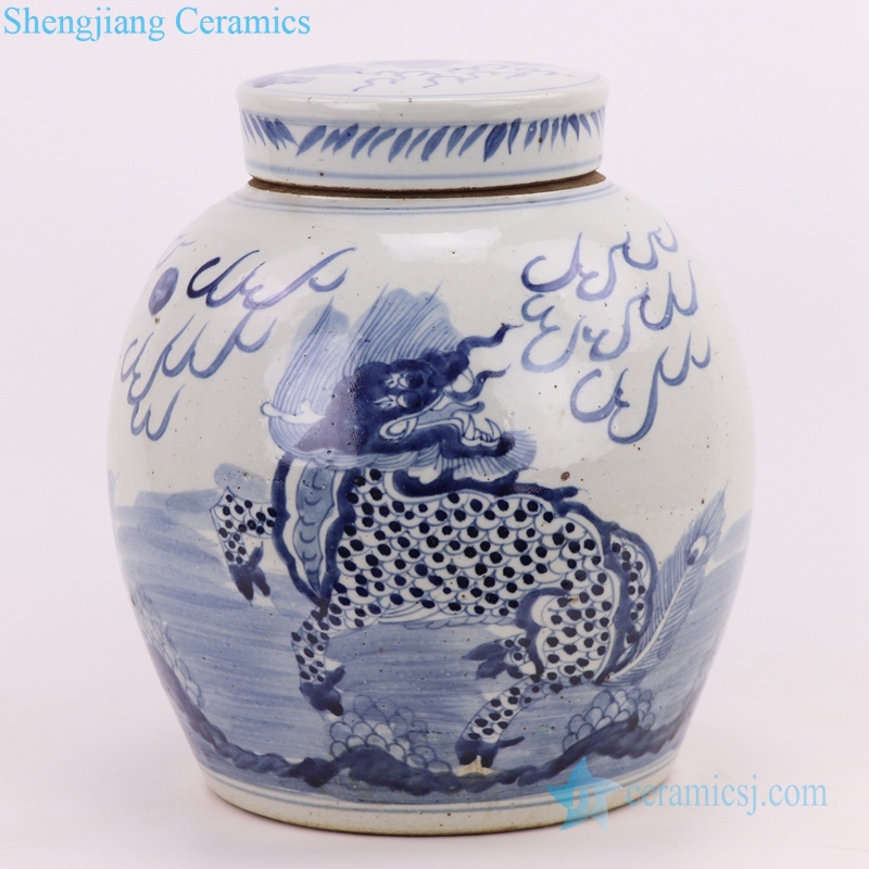 Jingdezhen antique porcelain front view