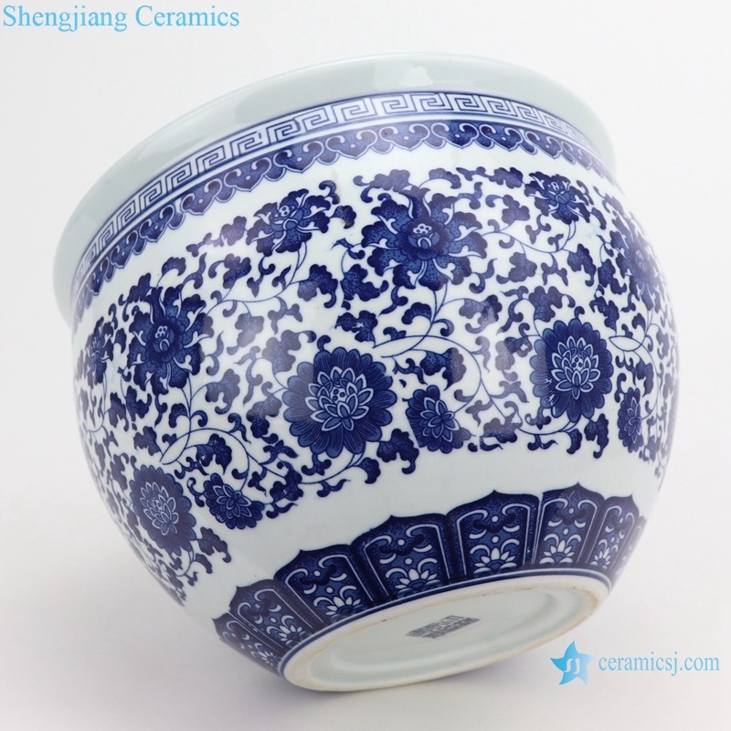 Beautiful jingdezhen small tank traditional porcelain