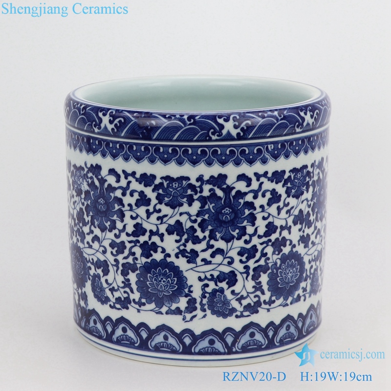 Jingdezhen ceramic  pen holder Circular brush pot