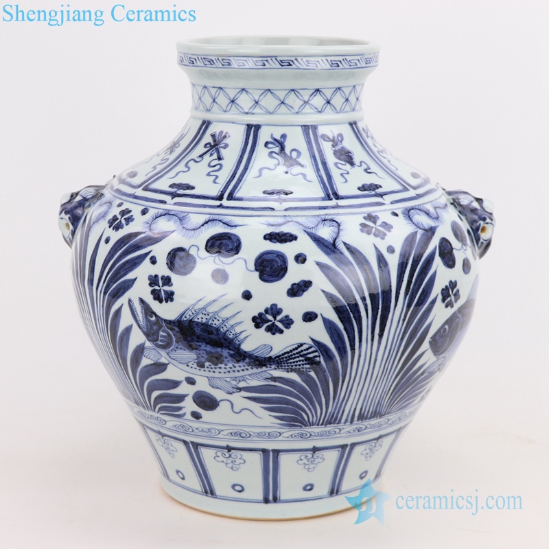  Chinese style beautiful porcelain Airtight Canister Storage Bottles 