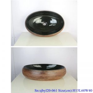 sjbyl120-061 Simply fashionable Sharply silk Matte procelain wash basin