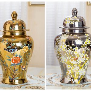 RZRV28 Series Decorated vases with colored glazed general pots