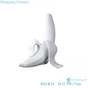 RZLK34 banana shape vase ceramic