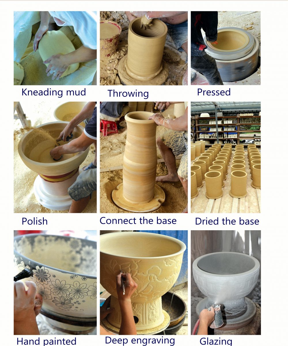 The production process flow of ceramic sink Jingdezhen Shengjiang