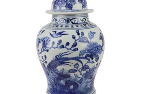 RZSC07 Jingdezhen blue and white ceramic classical ginger jar for home decoration