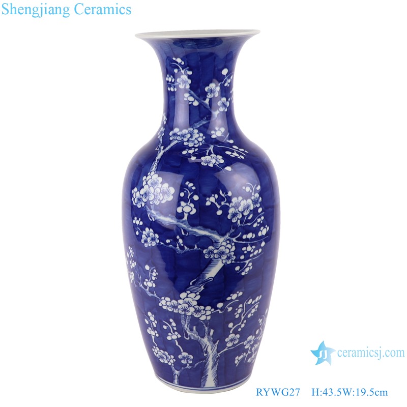 RYWG27 hand painted Chinese blue and white ceramic & porcelain vases home furniture floor vases