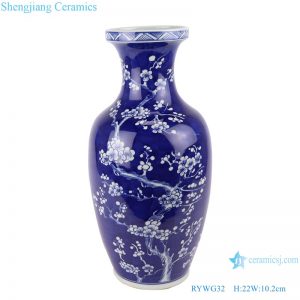 RYWG32_ hand painted Chinese blue and white ceramic & porcelain vases home furniture floor vases