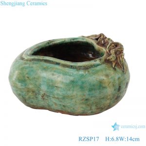 RZSP017 Fleshy old pile flowerpot ceramics coarse pottery retro mage fleshy plant pot ware large diameter flowerpot pottery