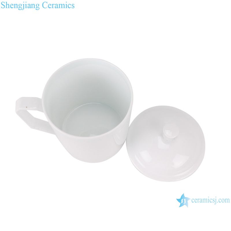 RYYY46 pure white office ceramic water cups 