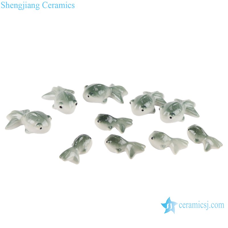 Lots of Ceramic floating ball fish duck frog  from shengjiang factory