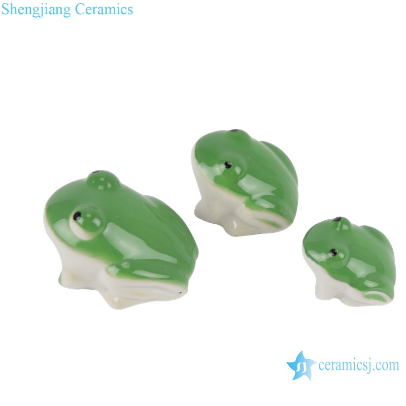 Ceramic floating frog