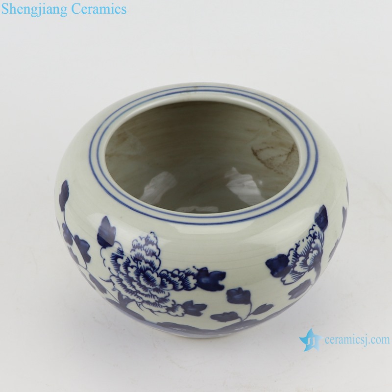 RZGC16-A-B-C-D blue and white The Character Design Ancestor Ceramic Pot Porcelain Planter