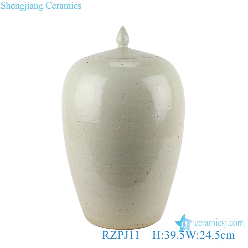 Jingdezhen Ceramic White gourd bottle Lidded Jars Antique White Porcelain Storage Holder Ginger Jars 