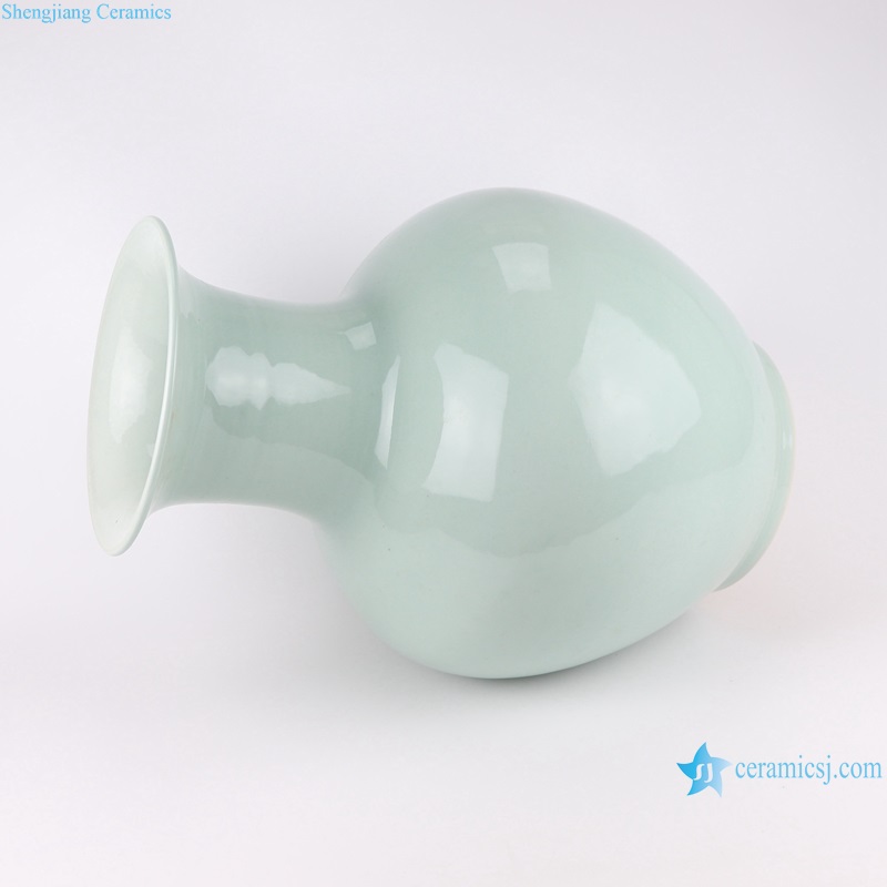 RZSX34 Porcelain Shadow Blue Ceramic Vase Decorative Bottle Vase