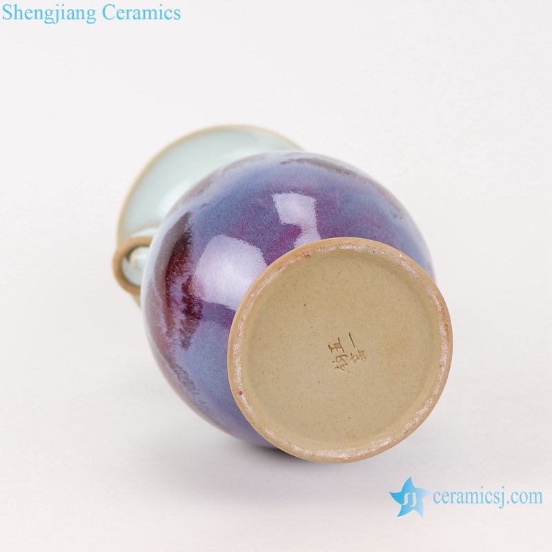 RZFW40-A-B-C-D Color glazed jun porcelain vase