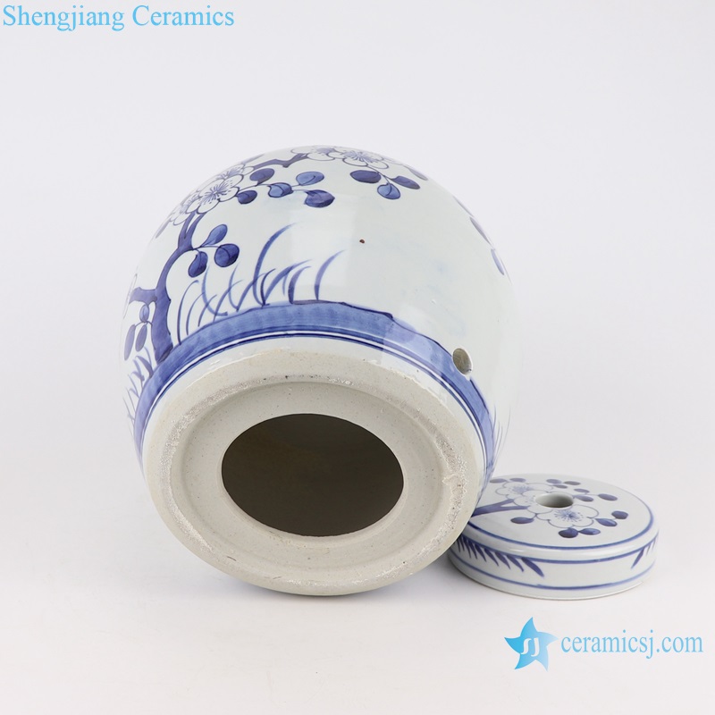 RZMV36-A-DS Jingdezhen Blue and white Porcelain Plum blossom Ceramic Table Lamps