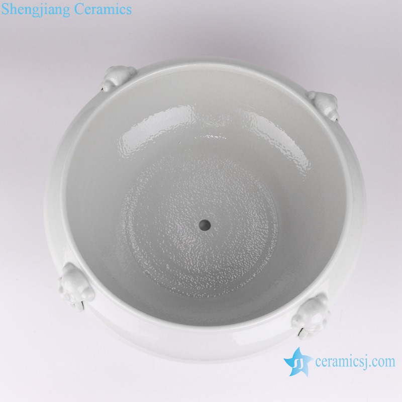 RZFH24-C Chinese white color round shape ceramic porcelain bowl