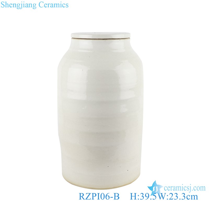 RZPI06-A-B-C Chinese conventional small refractory ceramic tea jar