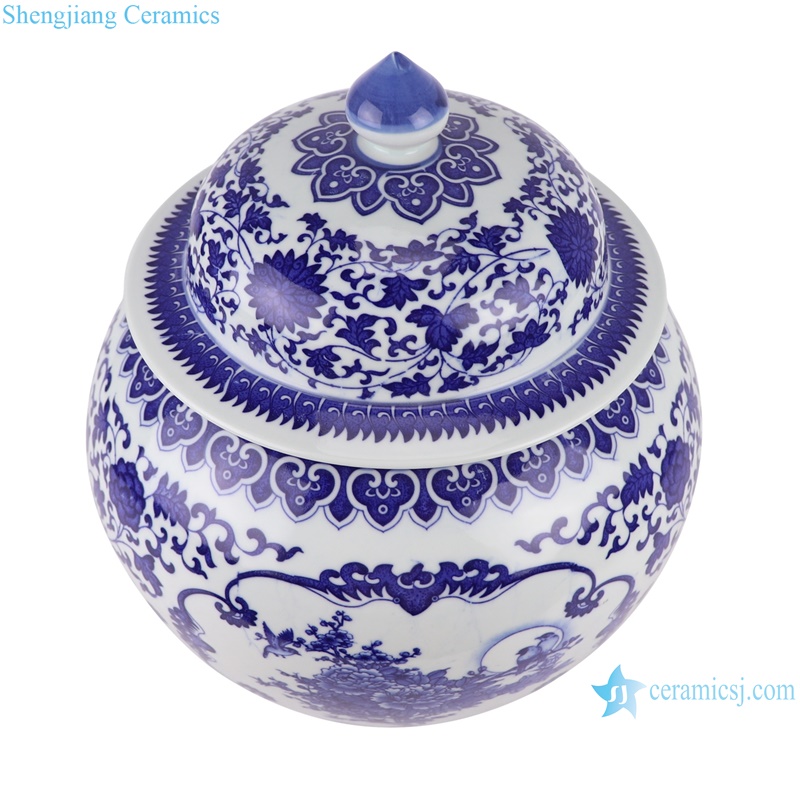 RZTY04-A-B Jingdezhen good price blue and white porcelain jar