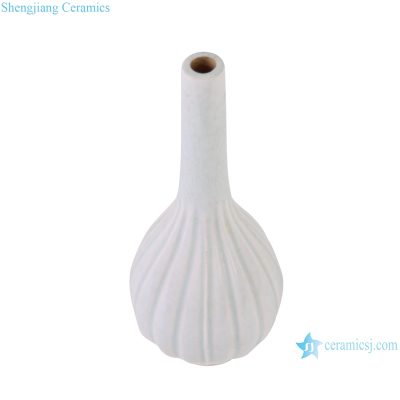 RXBF06 Jingdezhen Cucumber Line Ceramic Gall bladder Slender Neck Decorative Vase
