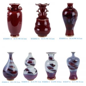 RXBJ01-02-03-04-05-06-07-A Jun porcelain small size vase
