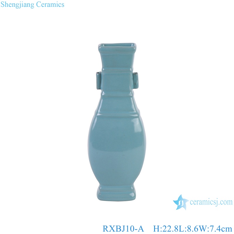 RXBJ08-09-10-11-A celadon glazed porcelain small size vase