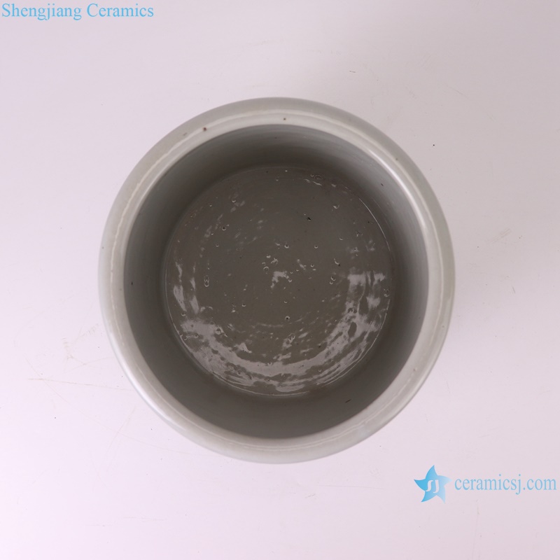RXBL02 Jingdezhen Porcelain Blue and white Landscape pattern ceramic vase pen holder--top view
