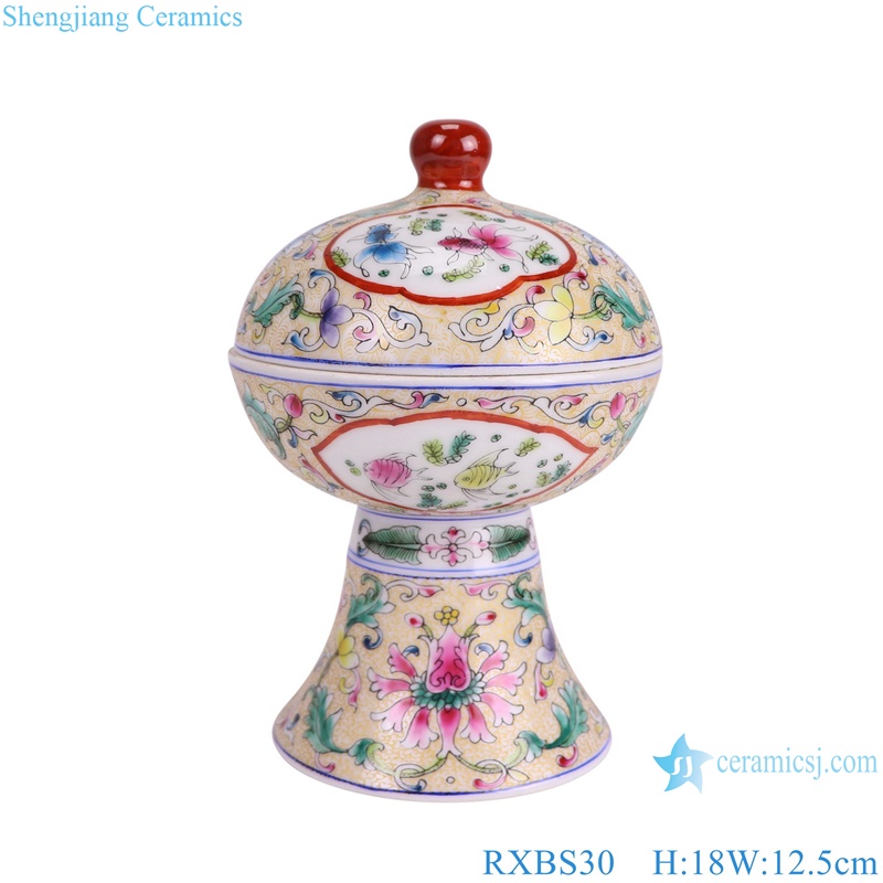 RXBS29-30-31 beautiful enamel antique vases for home decoration