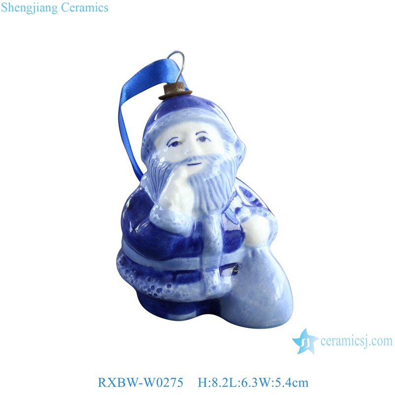 RXBW-W0262 Home decoration Santa Claus Ceramic Christmas Ornaments tree