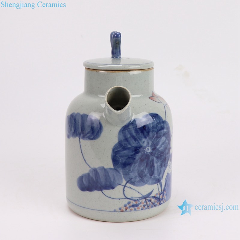 RZLZ05-A-B-C-D hand painted blue and white ceramic tea pot porcelain kettle 